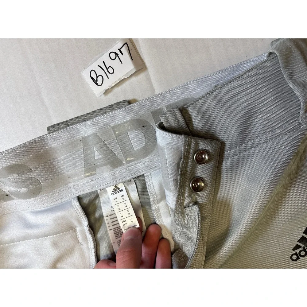 Adidas Aeroready Baseball Pants Mens Medium Gray Athletic‎ Trousers